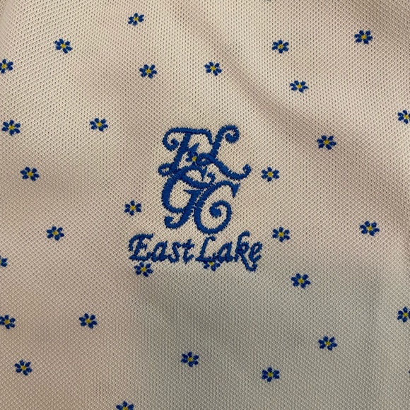 Footjoy polo - East Lake emblem - light blue - Picture 2 of 4